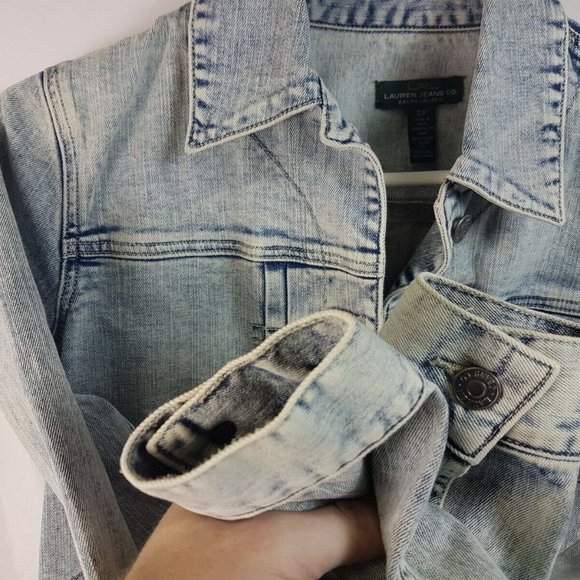 Ralph Lauren Jeans Co. Faded Jean Jacket Size S Womens LRL - Picture 11 of 11